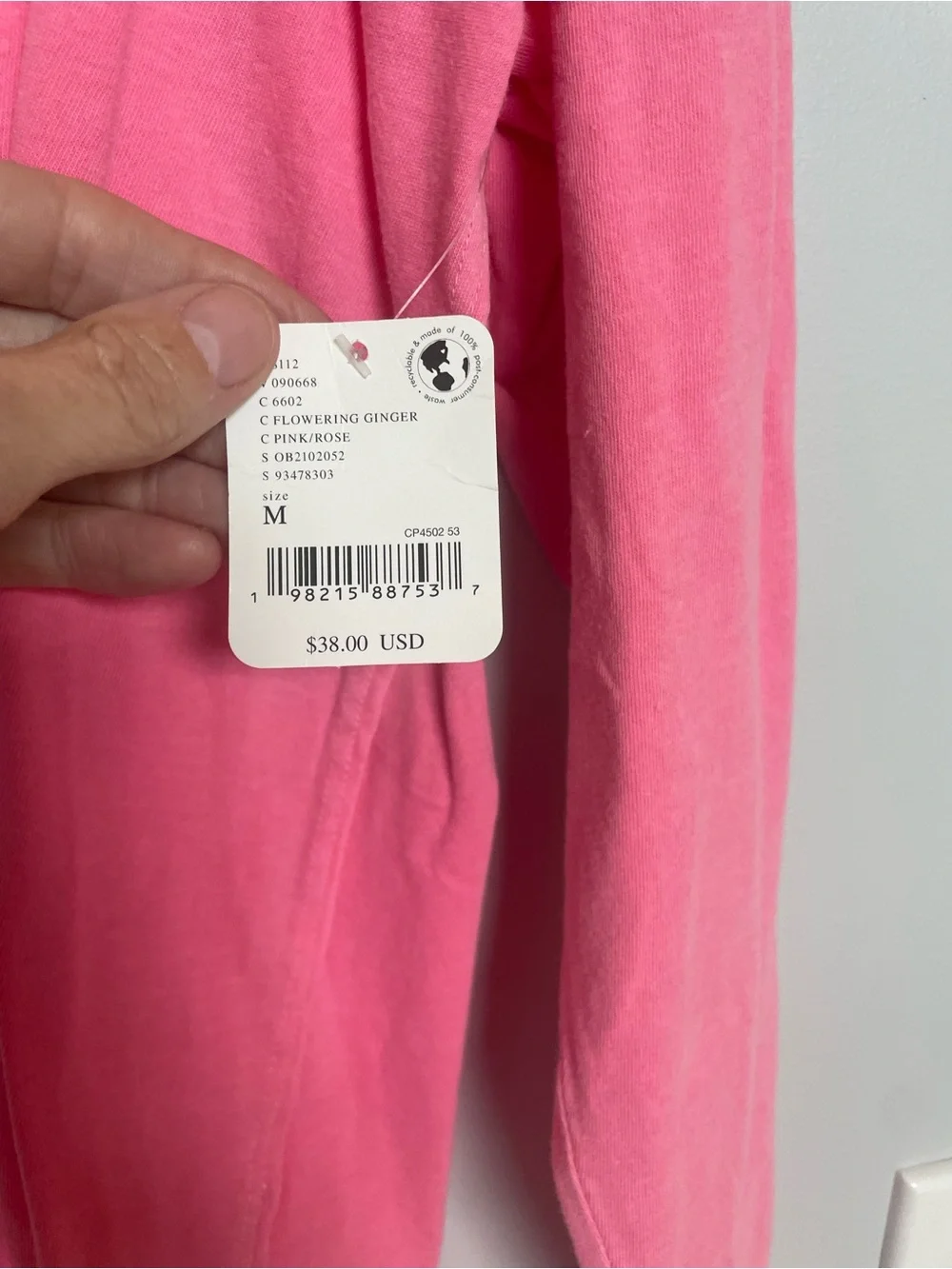 We The Free Bright Pink Long Sleeve Tee - Picture 3 of 6